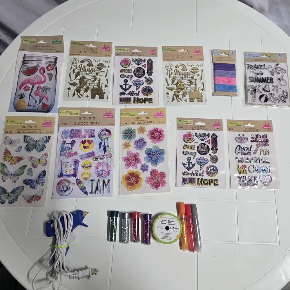 Assorted Colorful Sticker Set for Parties